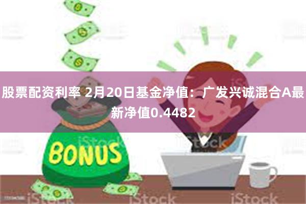 股票配资利率 2月20日基金净值：广发兴诚混合A最新净值0.4482